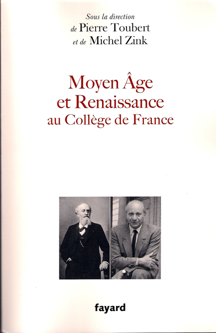 Foto de Moyen ge et Renaissance au Collge de France - Leons inaugurales